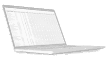 laptop with spreadsheet